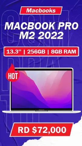 Macbook Pro 13.3 M2 2022 256gb ssd 8gb ram