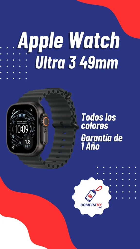Apple watch ultra 3 49mm santo domingo rd
