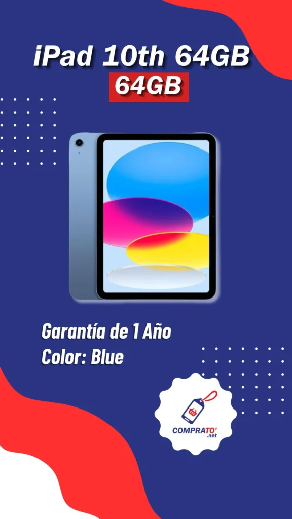 iPad 10th 64GB santo domingo rd