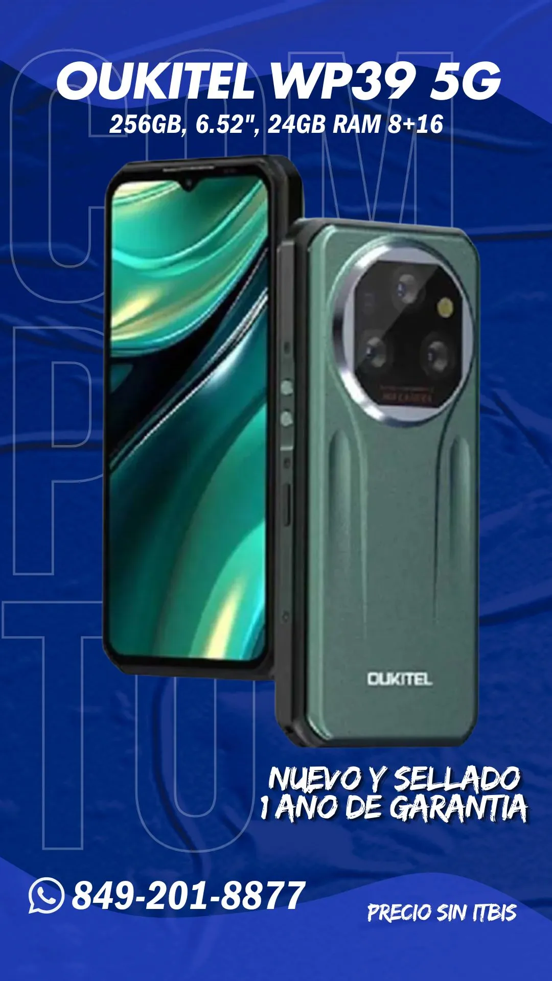 Oukitel WP39 5G nuevo y sellado en Compra To’ para empresas