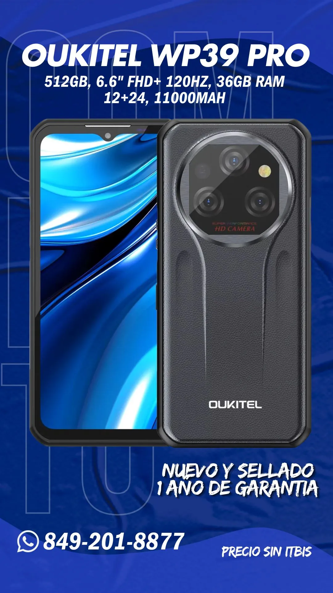 Oukitel WP39 Pro nuevo y sellado en Compra To’ para empresas