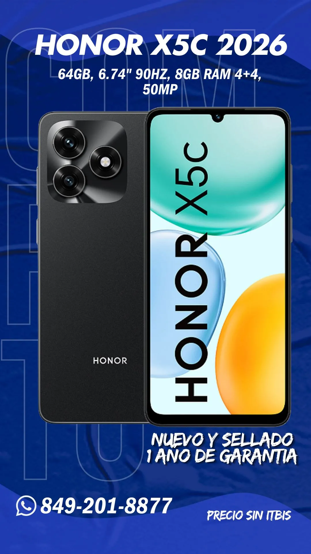Honor X5C 2026 nuevo y sellado en Compra To’ para empresas