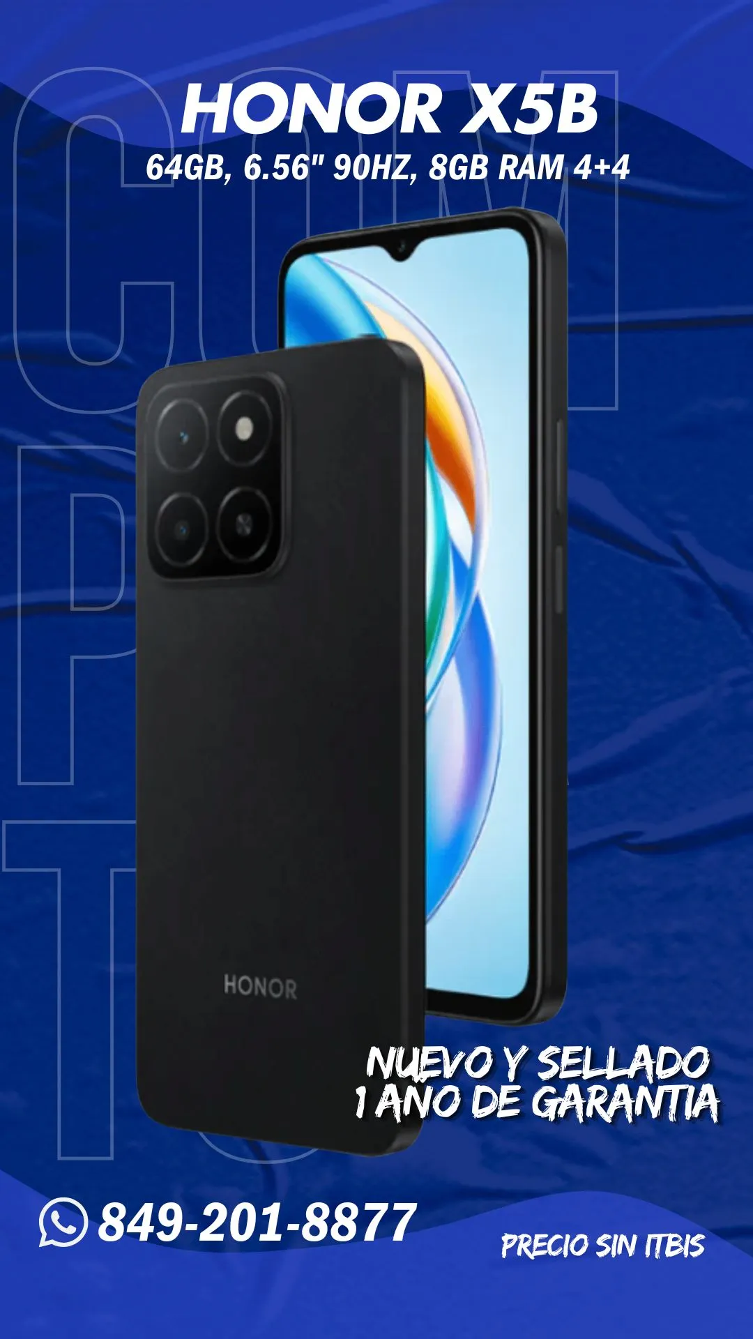 Honor X5B nuevo y sellado en Compra To’ para empresas