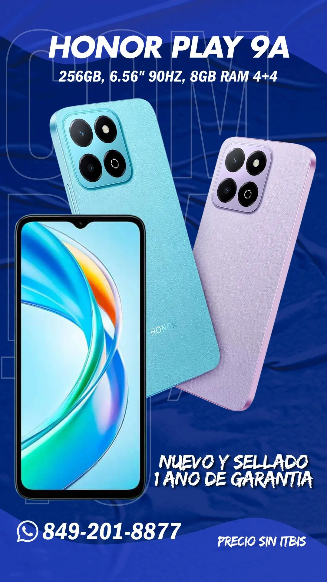 Honor Play 9A nuevo y sellado en Compra To’ para empresas
