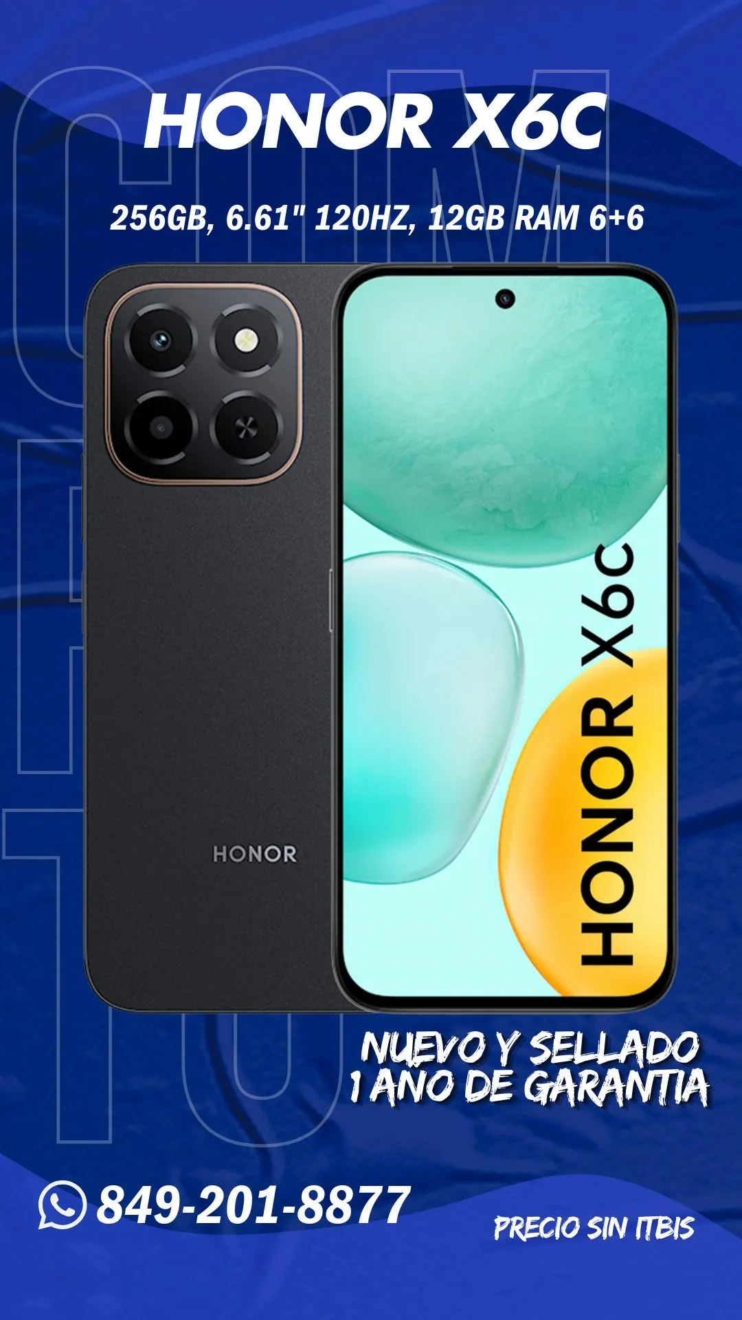 Honor X6C nuevo y sellado en Compra To’ para empresas