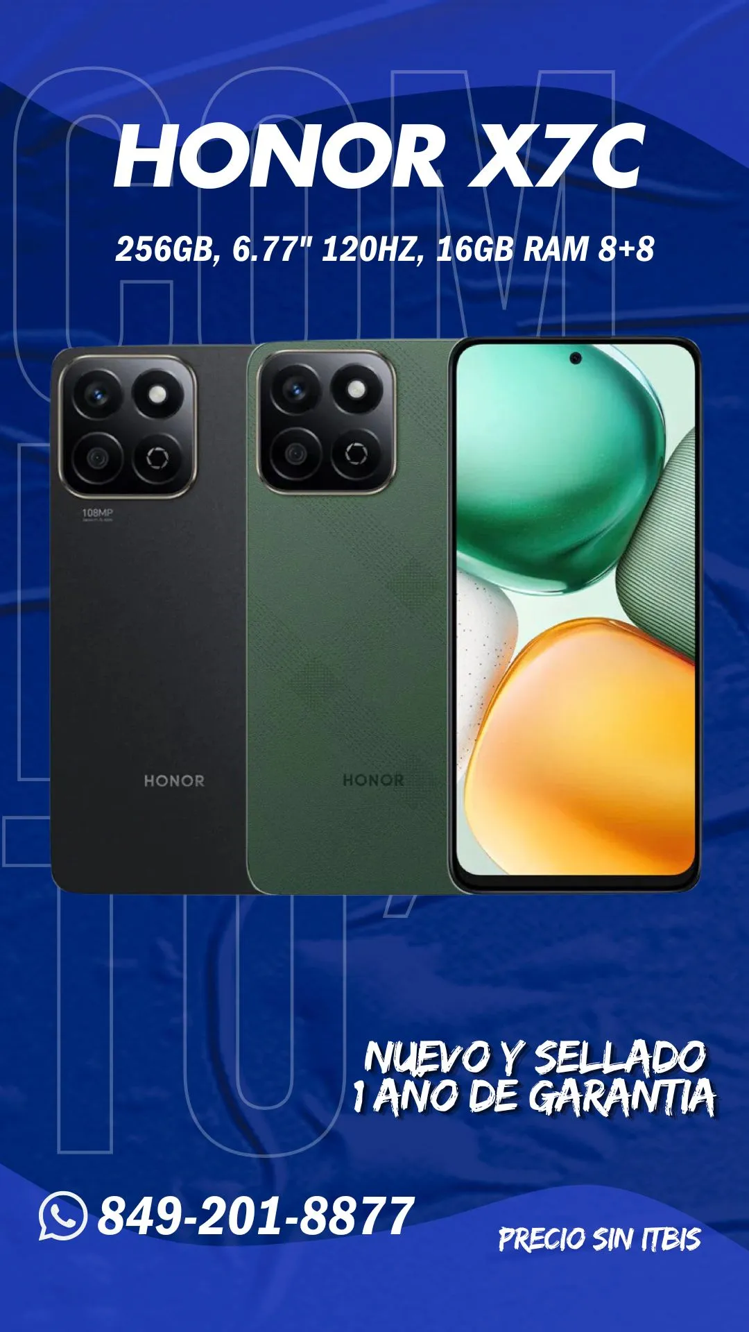 Honor X7C nuevo y sellado en Compra To’ para empresas