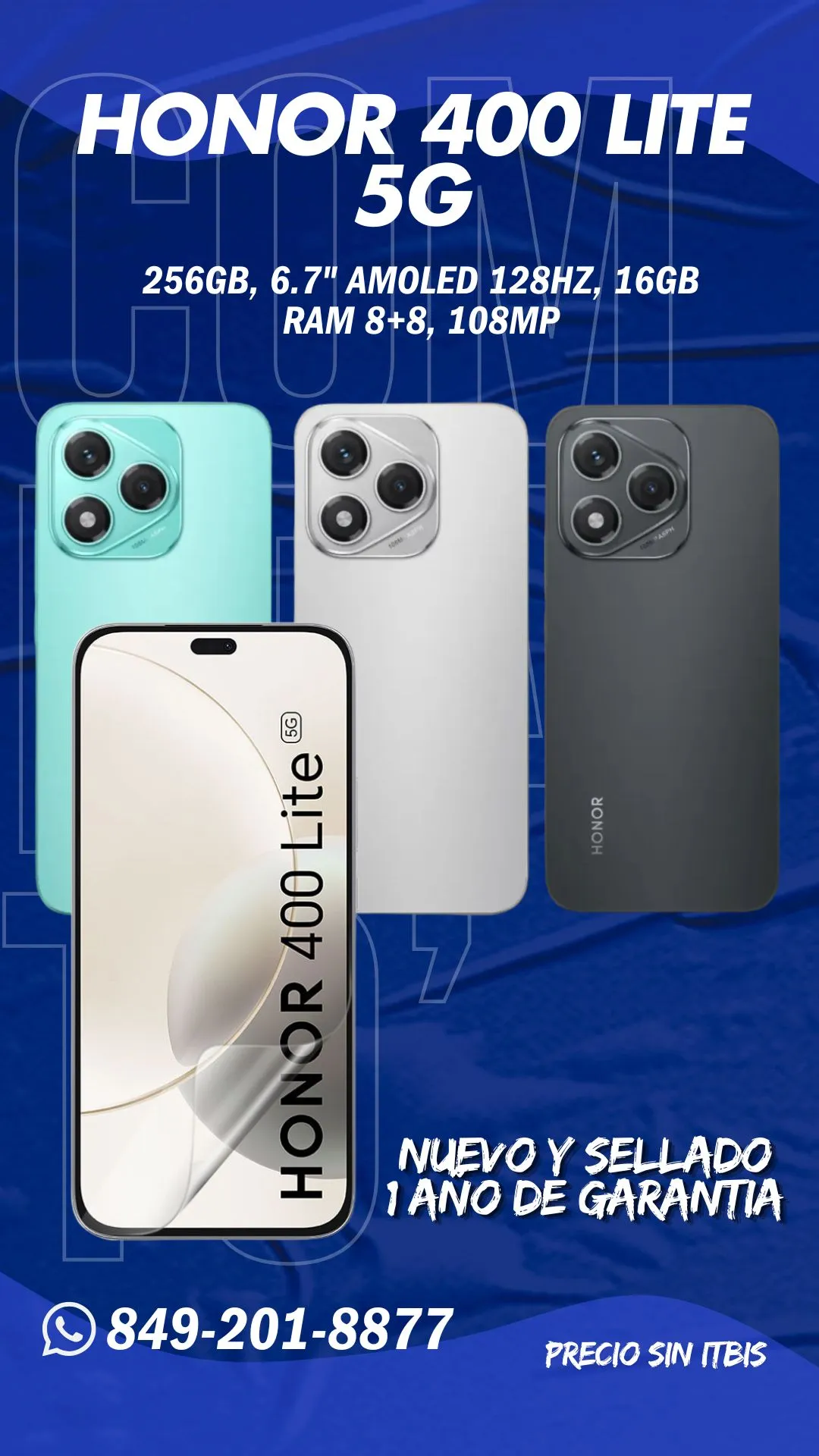 Honor 400 Lite 5G nuevo y sellado en Compra To’ para empresas