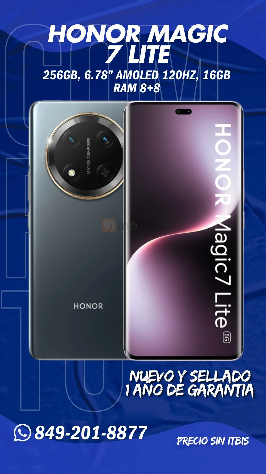 Honor Magic 7 Lite nuevo y sellado en Compra To’ para empresas